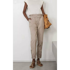 Veronica Beard Pants Tedi Tapered High Rise Khaki Pant size 27/4
